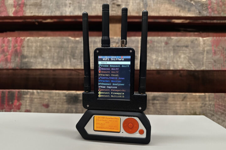 ESP32 Marauder Double Barrel 5Ghz Deauther