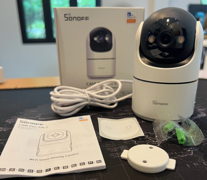 Kamera SONOFF CAM-PT2 Baru, Ada eWelink,ONVIF & Home Assistant