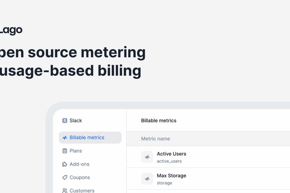 Lago Open-source Metering